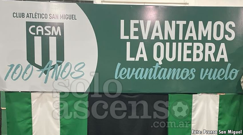 Festeja San Miguel: el club llegó al centenario y levantó la quiebra - Deportes